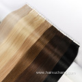 Wholesale kinky straight tape in extension double drawn raw brazilian human hair extension vendors 28 inch tape hair